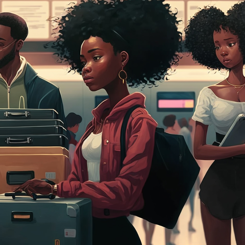 Mes colis à l'aéroport